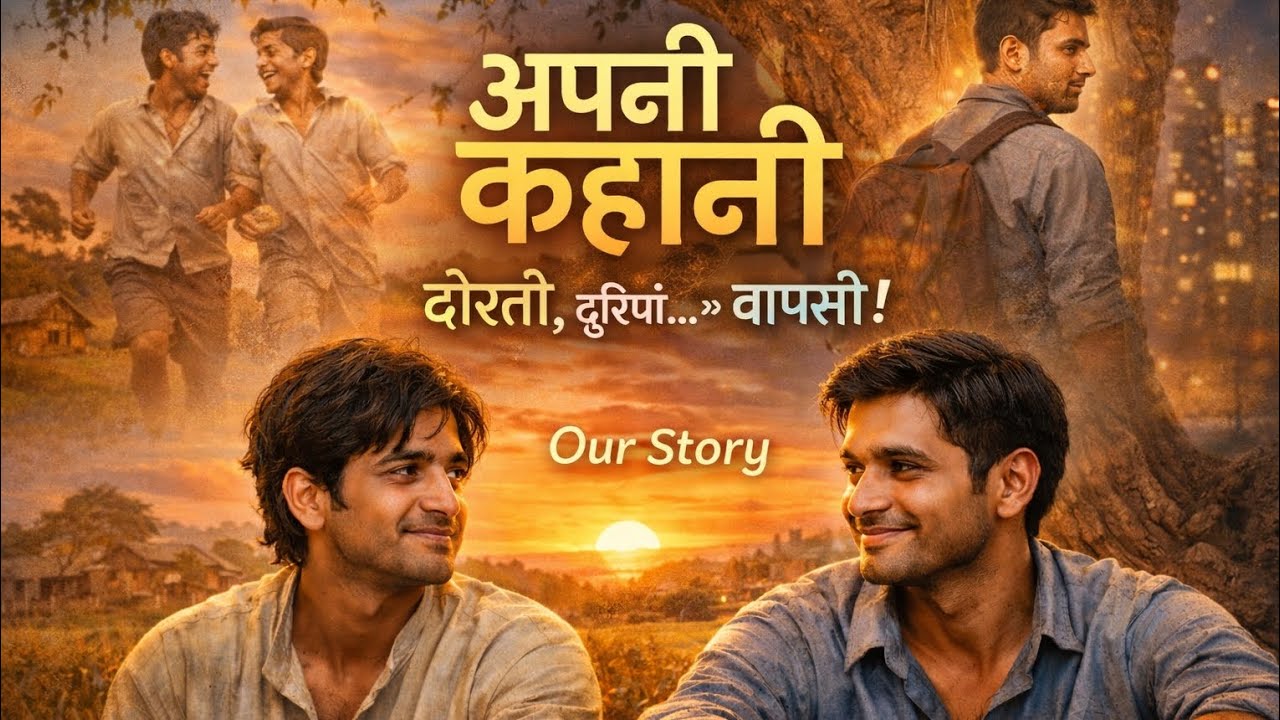 दोस्ती दूरियों से नहीं टूटती | गाँव के दो दोस्तों की सुकून भरी कहानी #friends 