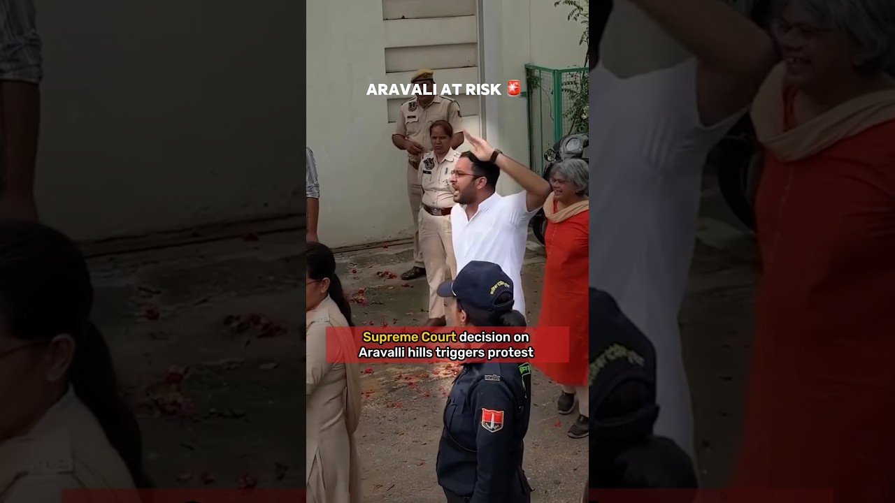 Aravalli hills protest | Things to know about this | #aravallinews #aravallihills #ytshorts #news