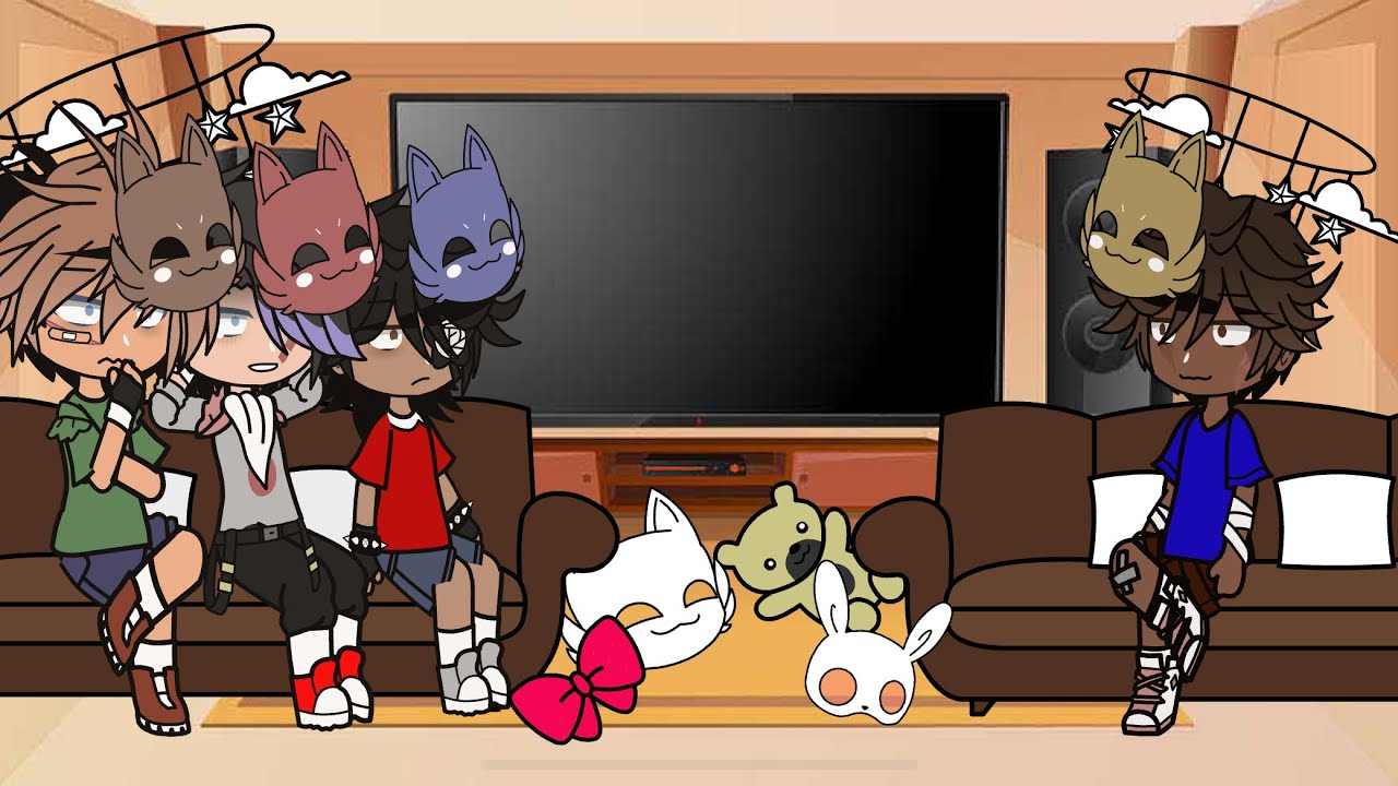 //Fnaf 4 Tormentors react to the Aftons//Lazy?//
