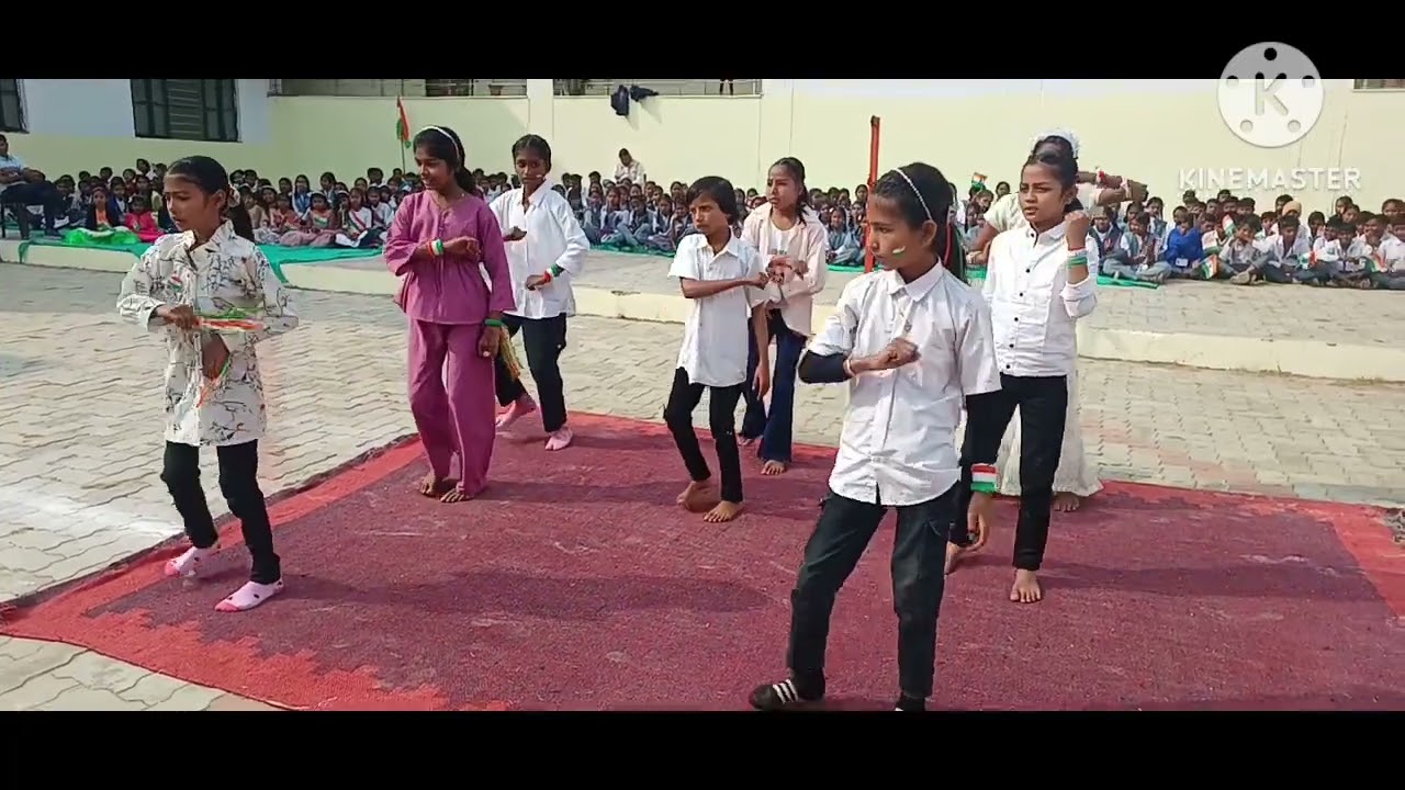 India Wale Song dance by School girls 