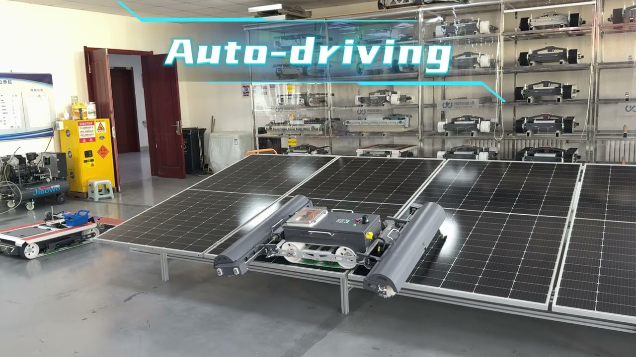 AQ Automatic Solar Cleaning Robot | Auto Driving & Path Correction Demonstration