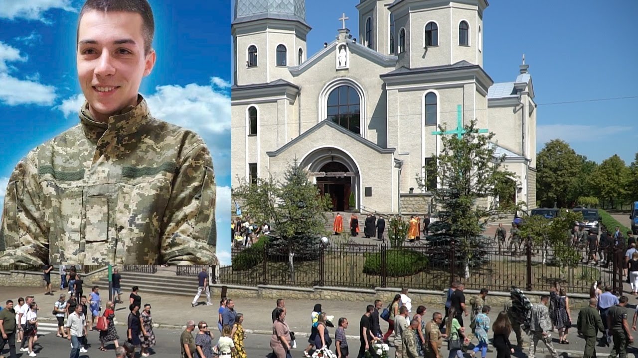 Прощання з Героєм Скорецьким Василем у Надвірній #ГероїНеВмирають