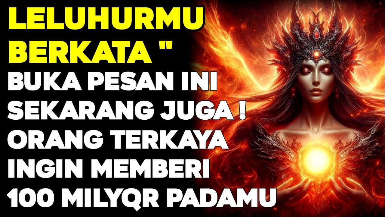 JIWA TERPILIH ✨BUKA PESAN INI SEKARANG JUGA, ORANG TERKAYA INGIN MEMBERI 100 MILYAR PADAMU