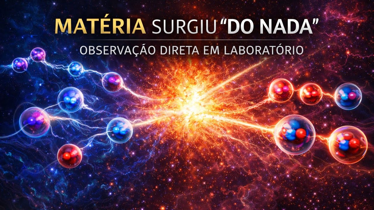 MATÉRIA SURGE “DO NADA” EM EXPERIMENTO DE LABORATÓRIO INÉDITO