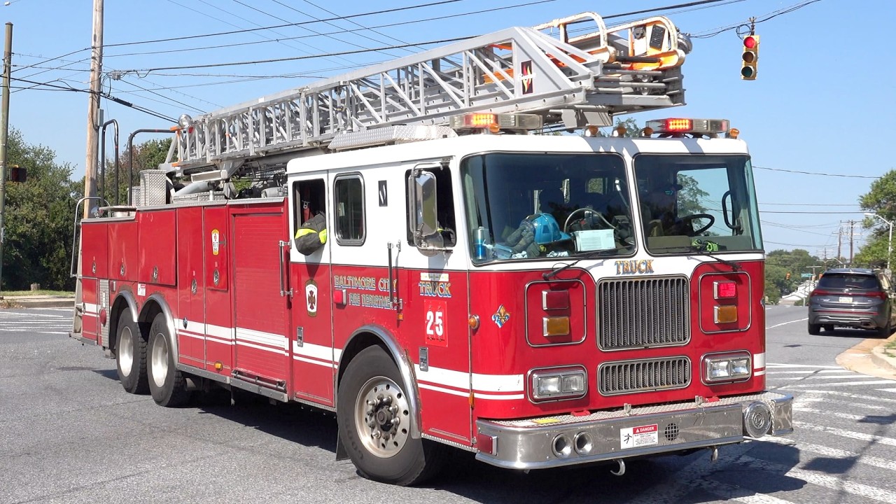Baltimore City Fire Department Battalion Chief of EMS, FIB, Truck 25 & Rescue 1 Responding