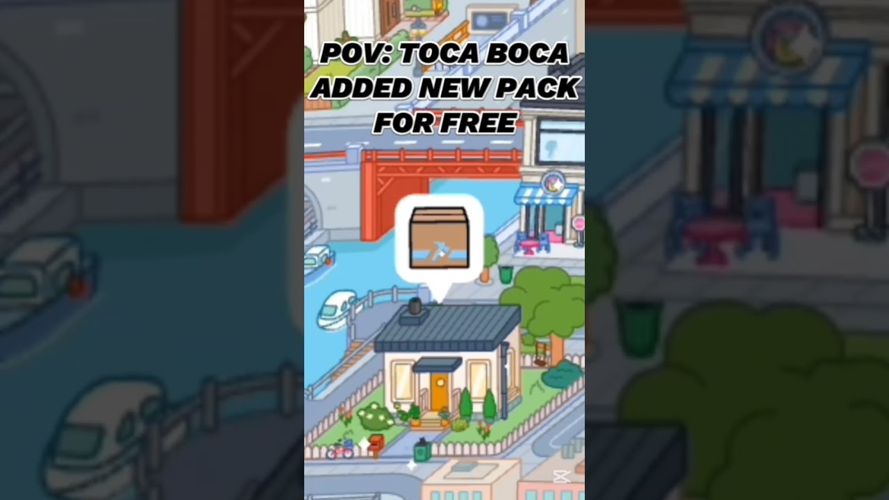 Toca Boca added news pack for free! 🤩💗 #tocaboca #tocaadventure #newpack #shorts