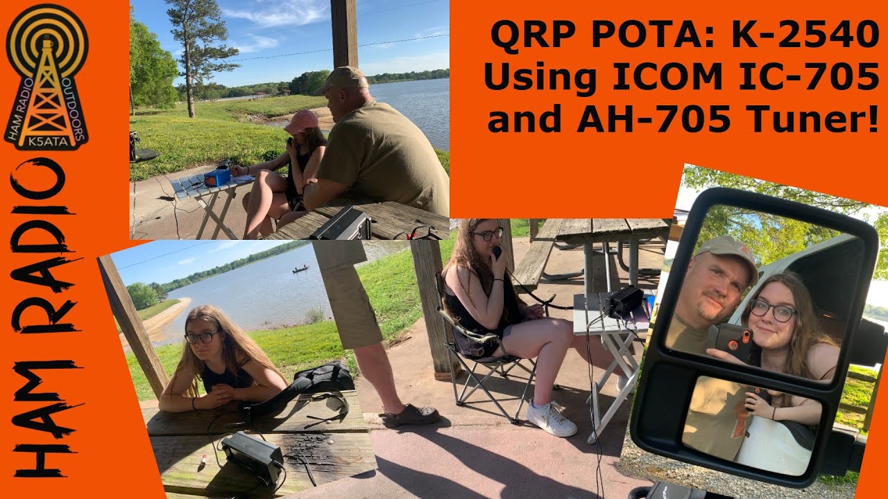 QRP POTA with the Icom IC-705 and AH-705 Antenna Tuner