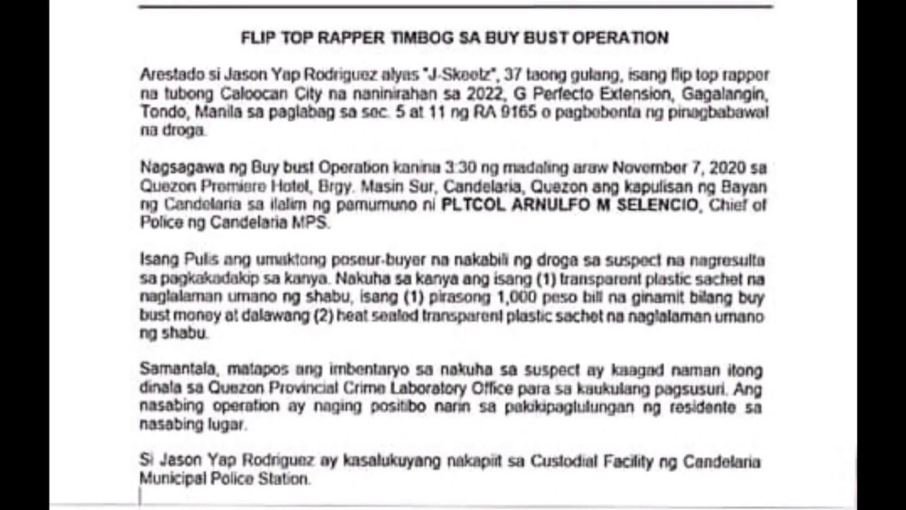 J-skeels timbog sa buybust operation