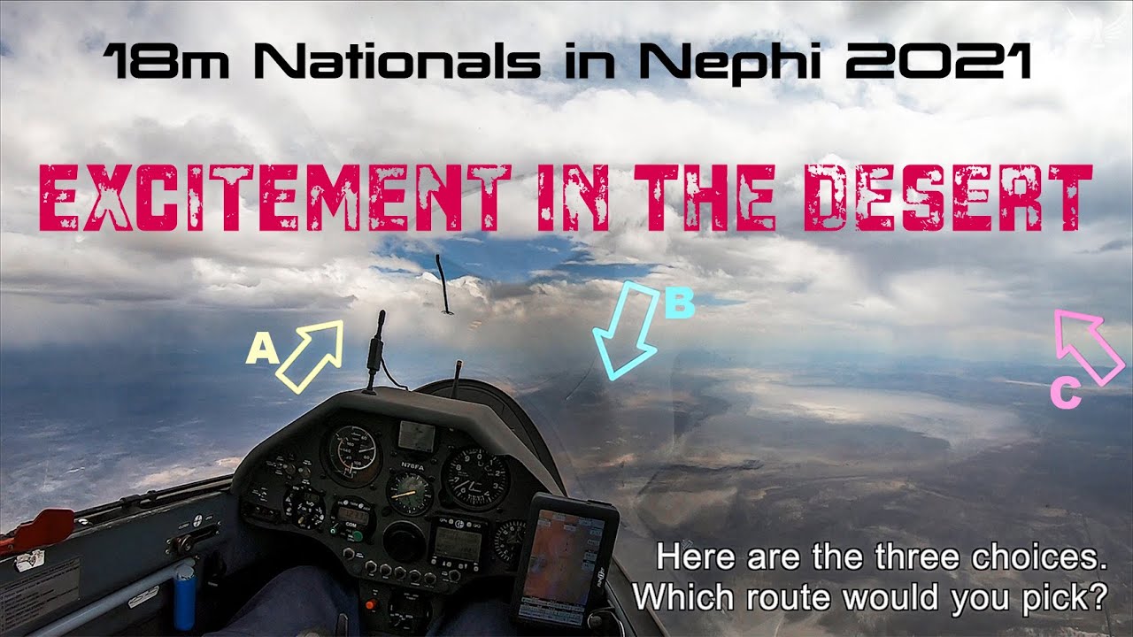 Excitement in the Desert - Glider Pilot Faces Difficult Choice