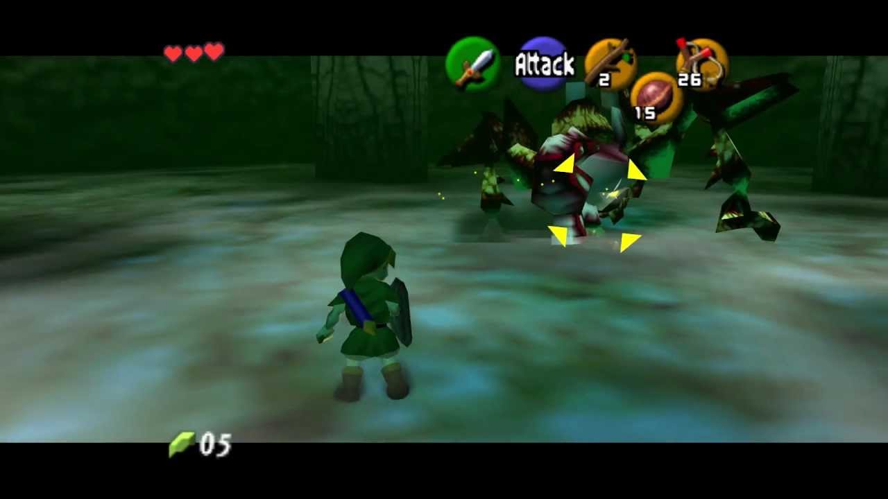 [HD] Zelda Ocarina of Time Boss #1 - Queen Gohma