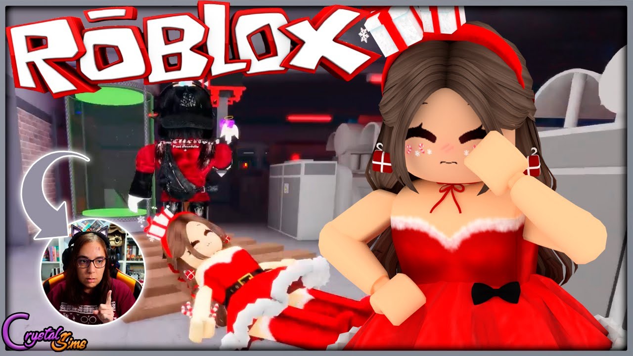 SOY CAPTURADA UNA SOLA VEZ Y CASI PIERDO TODA LA VIDA | FLEE THE FACILITY ROBLOX | CRYSTALSIMS