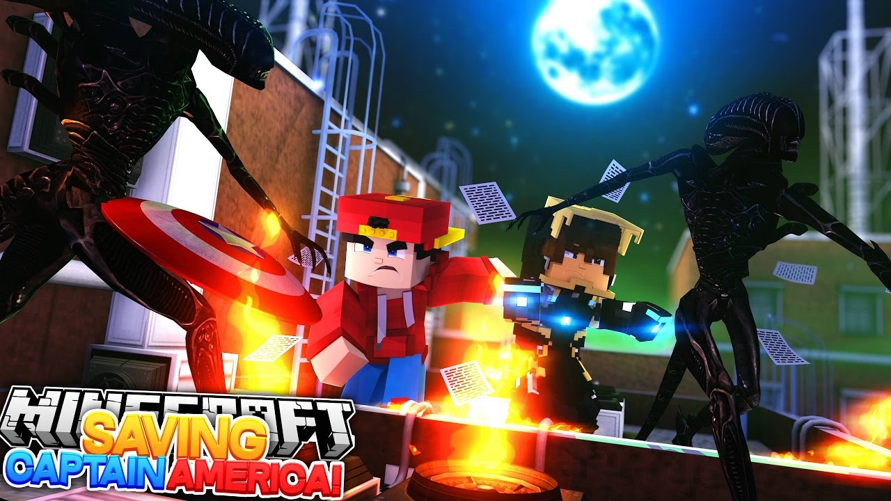Minecraft Adventure - ROPO & JACK SAVE CAPTAIN AMERICA!!!!