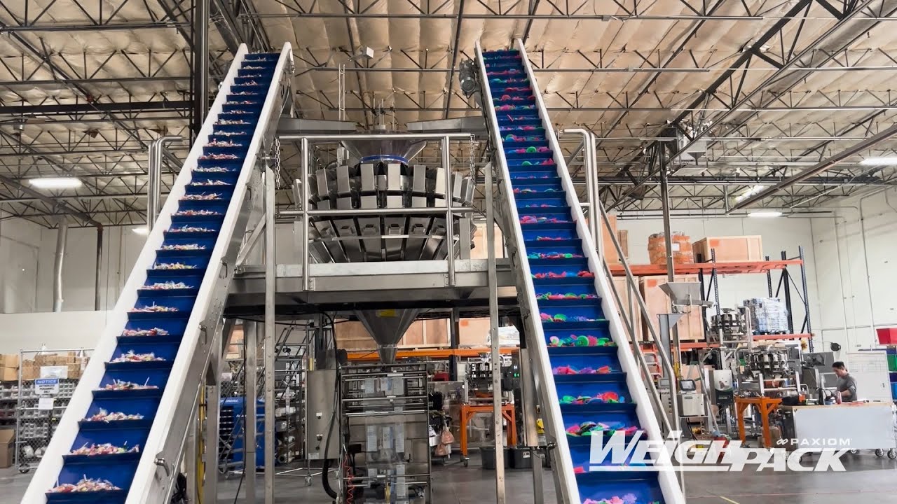 WeighPack Turn Key System to Mix, Weigh and Bag Candies with Toys