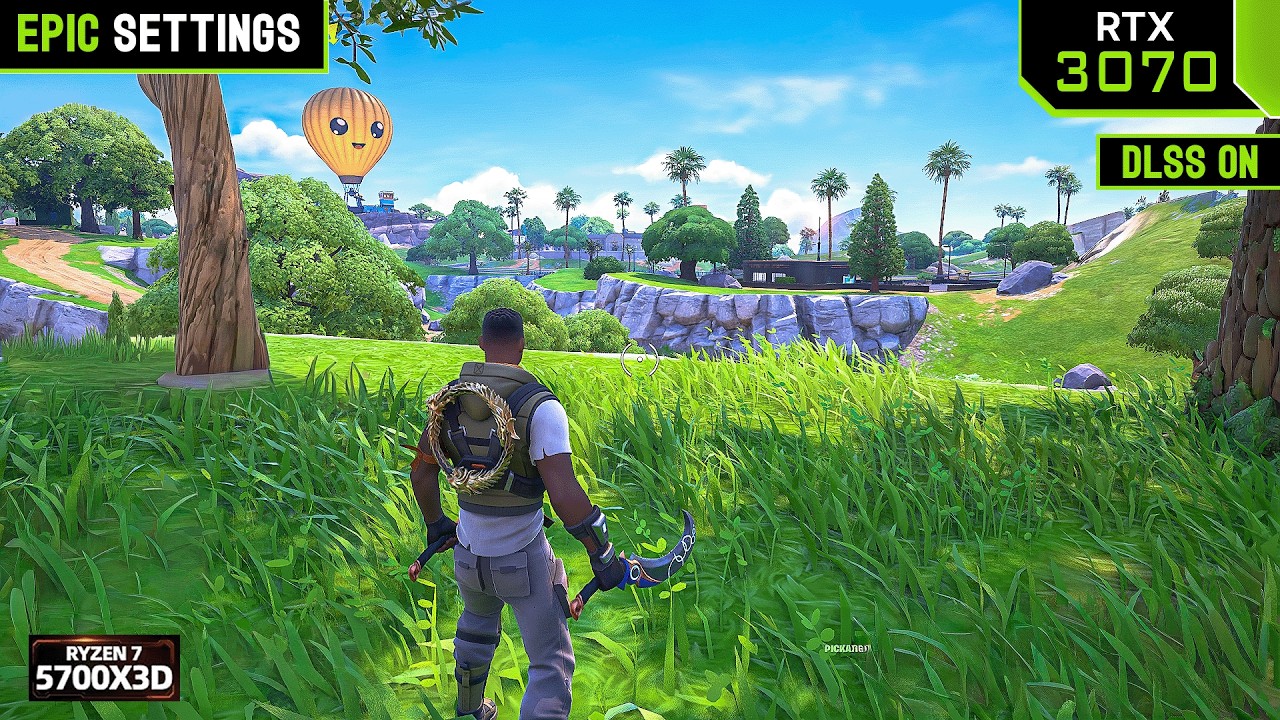 Fortnit | RTX 3070 + R7 5700X3D ( Epic Settings 1080P | DLSS ON )