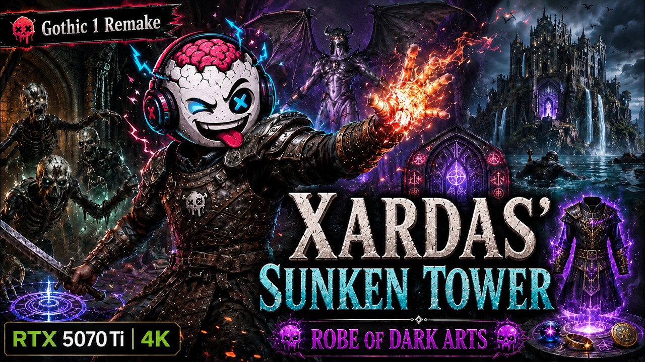 Gothic 1 Remake: Xardas&rsquo; Sunken Tower Guide | Robe of Dark Arts, Demon Lord & Runes