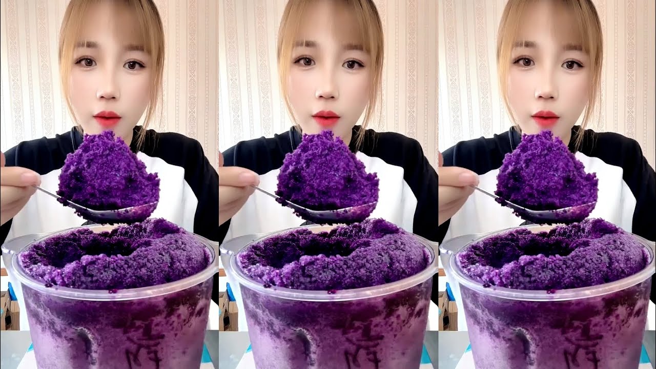 ASMR SHAVED ICE EATING / ICE EATING