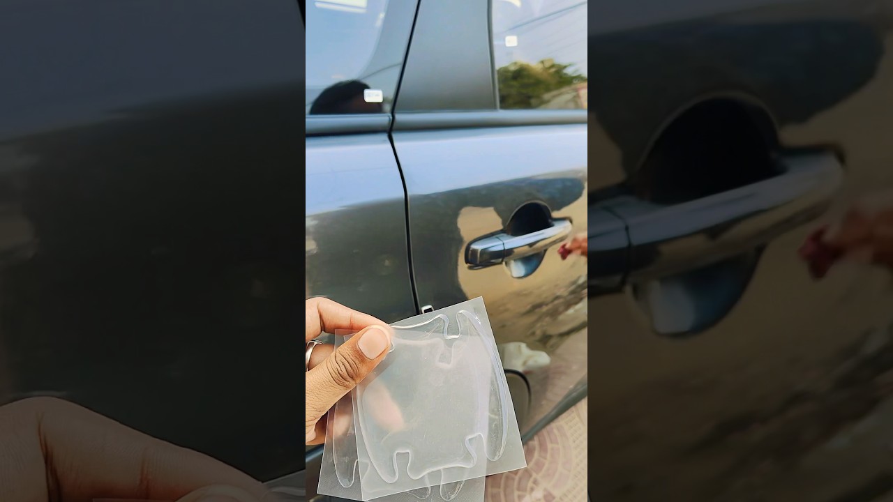 Car Door Handle Scratch Protector car Door Sticker PU Finger Guard Car Paint Protection Universal!
