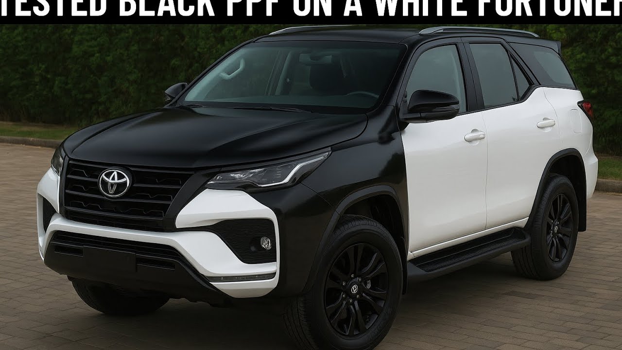 I Tested Black PPF on a White Fortuner – You Won’t Believe the Transformation!