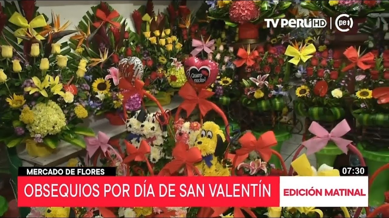 San Valentín: comerciantes del Mercado de Flores ofrecen opciones de obsequios
