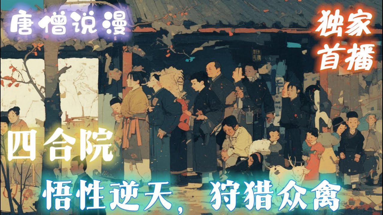 《四合院：悟性逆天，狩猎众禽》院里众禽作妖，他本想安稳度日。奈何禽兽步步紧逼，王枫缓缓睁眼：本想以凡人身份相处，换来的却是算计…那就别怪我狩猎众禽了！#穿越 #有聲書 #有聲小說  #有声小说#四合院