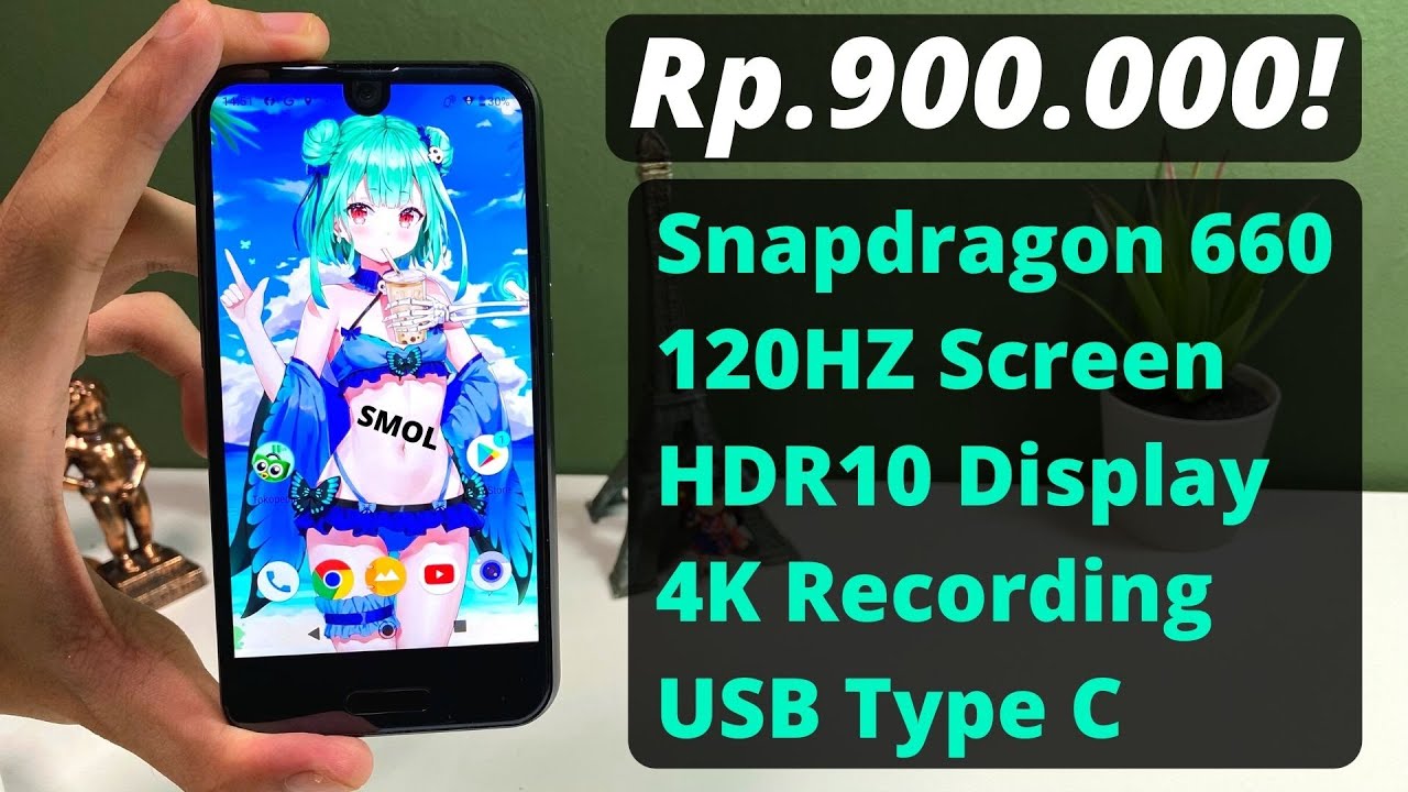 900 RIBU Layarnya Sudah 120HZ! + SD 660! | Sharp Aquos R Compact SHV41 Unboxing Dan Hands On 2020!