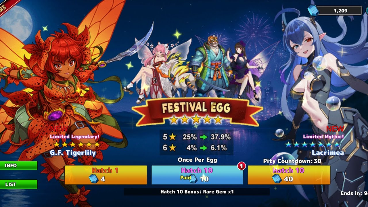 Neo Monster Festival egg hatching 