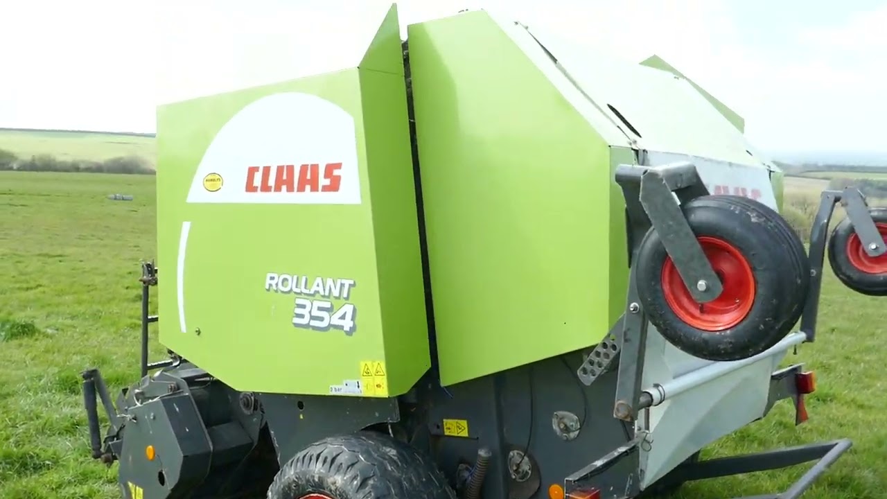 2008 CLAAS ROLLANT 354 ROUND BALER