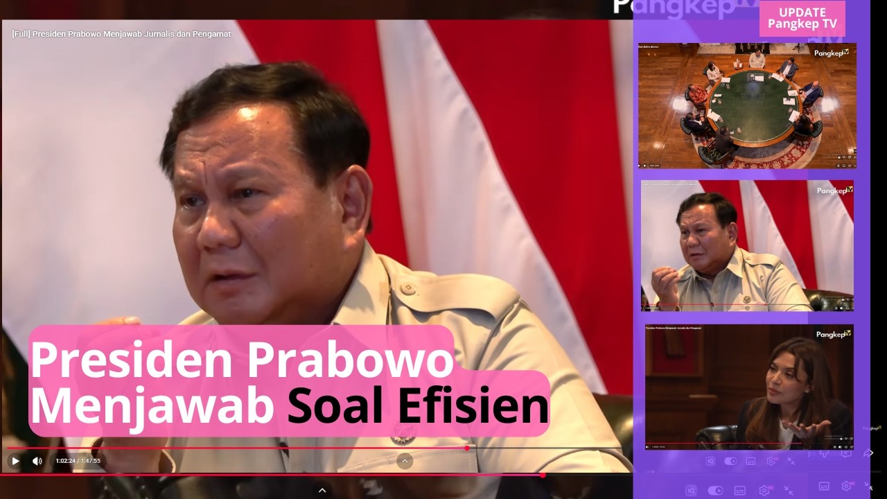 Presiden Prabowo Menyinggung Banyak Pejabat Daerah yang Tidak Efisien