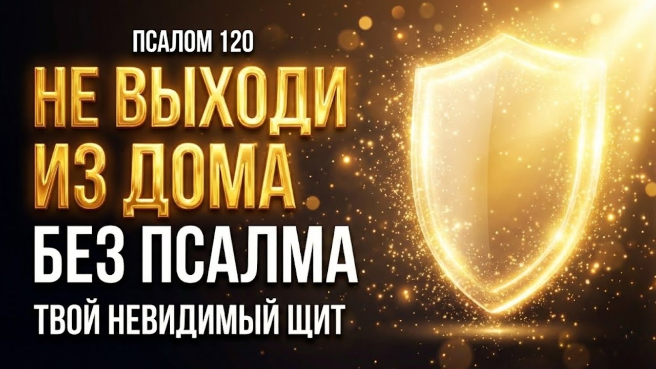 НЕ ВЫХОДИ ИЗ ДОМА БЕЗ ПСАЛМА 120 — Твой Невидимый Щит