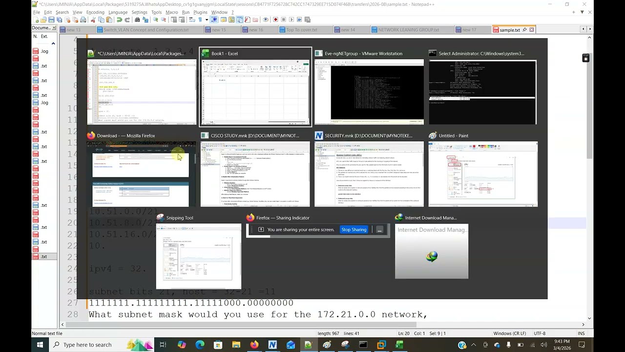 EVE NG SUBNET PART03