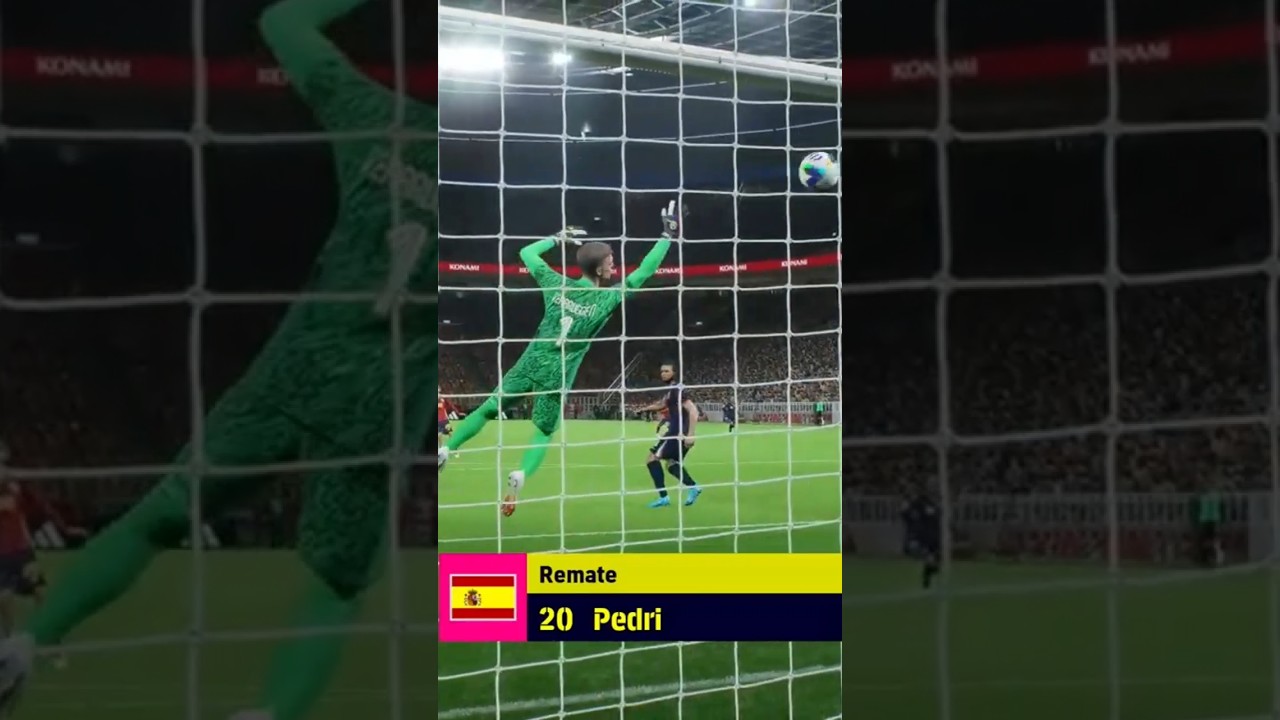 Pedri... al travesa&ntilde;o!!! 💥🗯️🥅 #efootball #barcelona #futbol #football