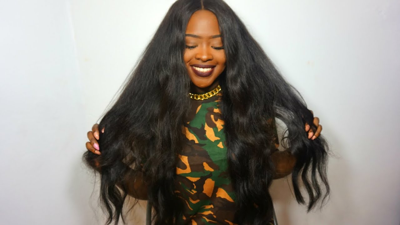 Ms Here Virgin Hair Company |  Malaysian Straight Review! (Aliexpress)
