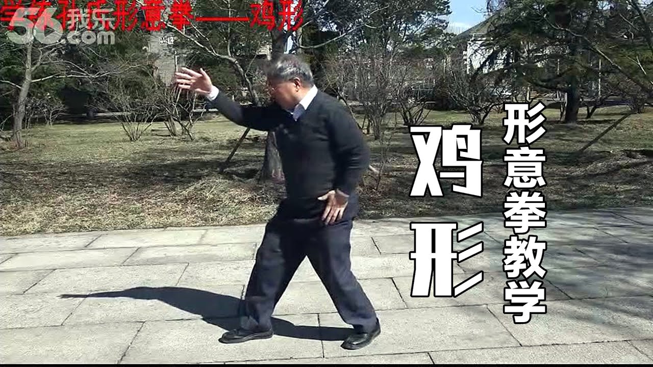 孙式形意拳教学 鸡形（自得园拳社孙伟老师演示）
