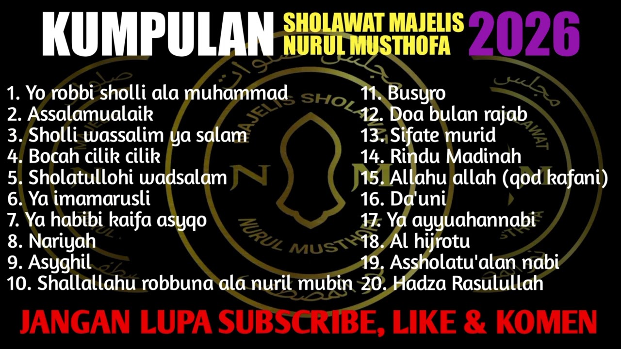 MP3 NURUL MUSTHOFA PEKALONGAN || TERBARU 2026