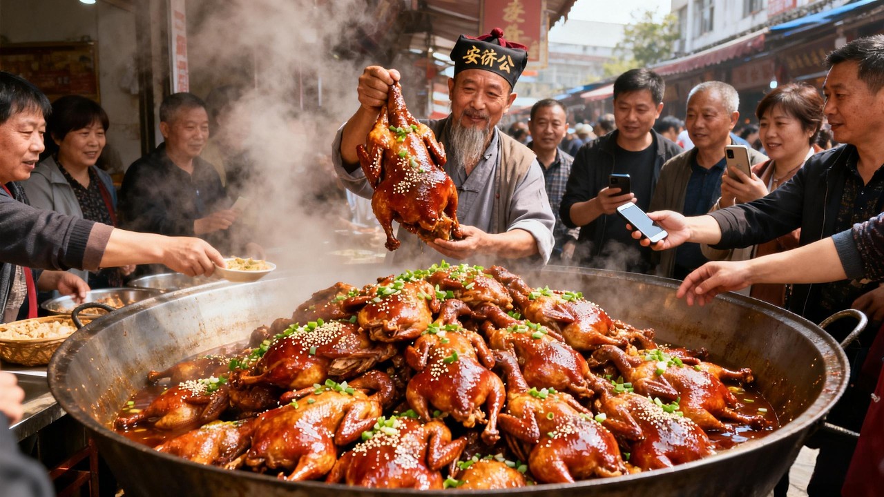 安徽“济公”拥有百万粉丝卖药膳鸡，不当网红竟开店，一天能卖2500只！【好食勇哥】