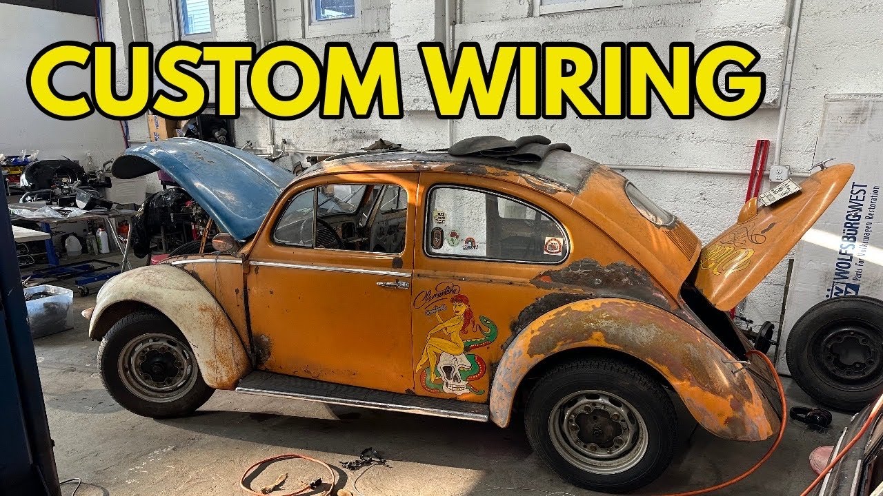 1957 VW Oval Beetle Rescue - CUSTOM WIRING HARNESS