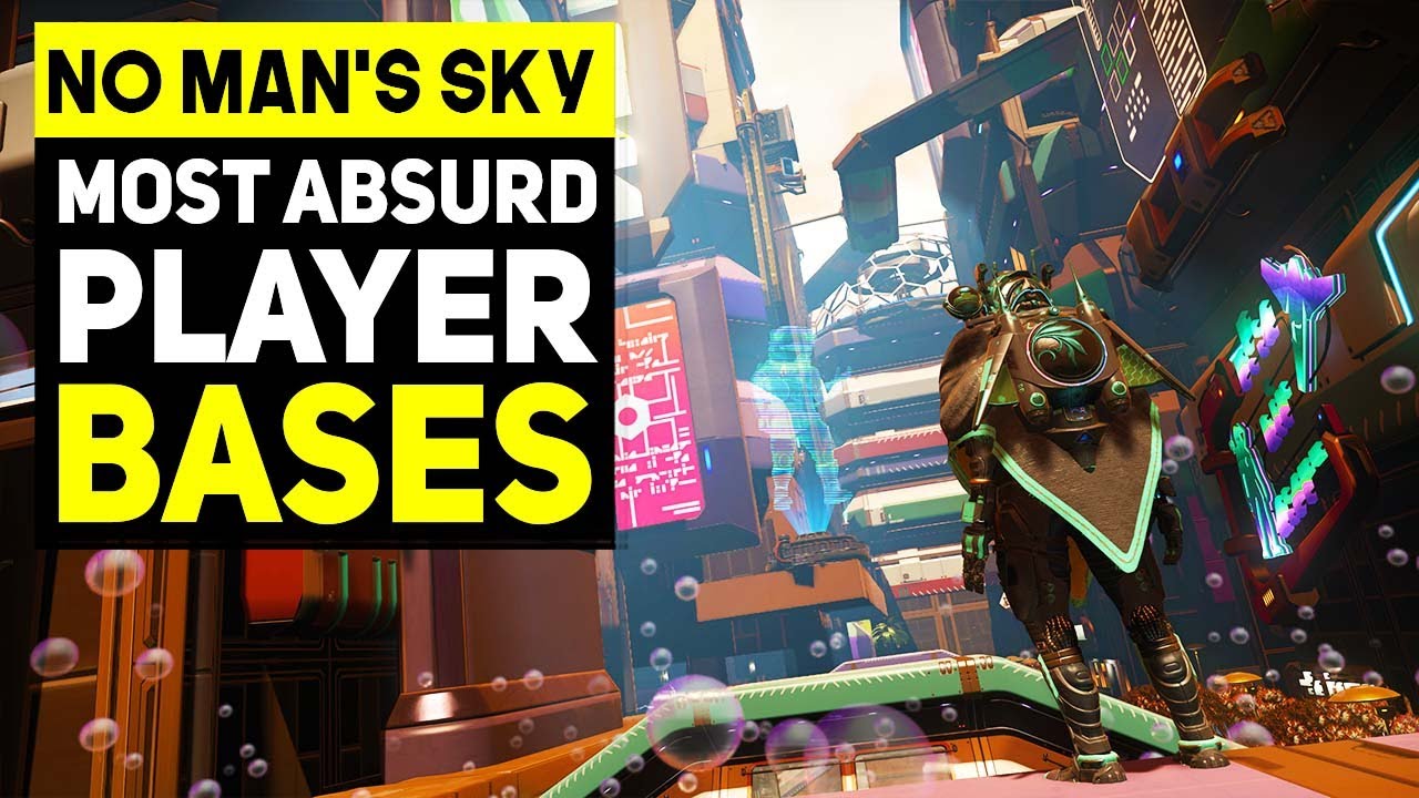The Most Absurd Bases in No Man's Sky! Biggest City, Fantasy Town & More