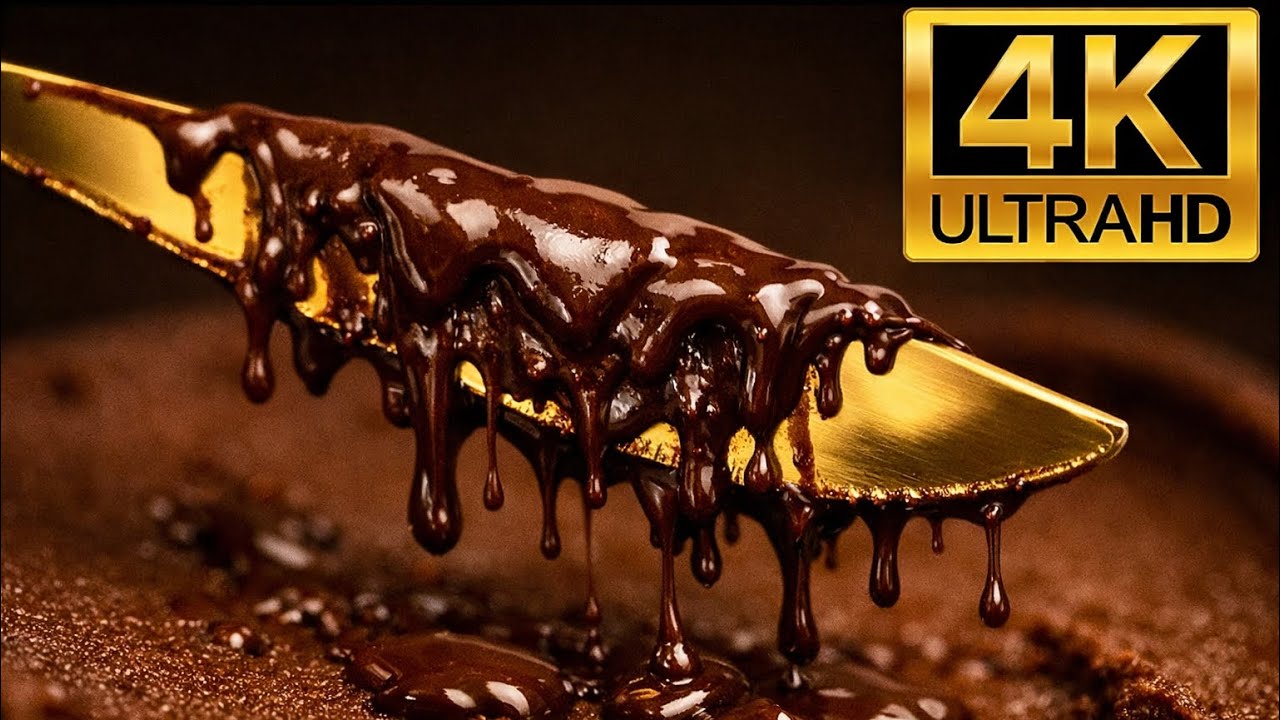 Yummy Chocolate CUTTING ASMR | BRAIN MELTING IN 4K