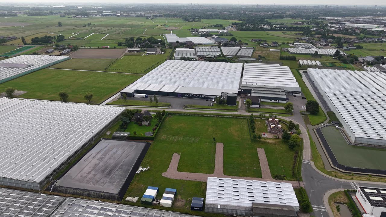 Dronebeelden Rijnsburg omgeving Kloosterschuur (4K)
