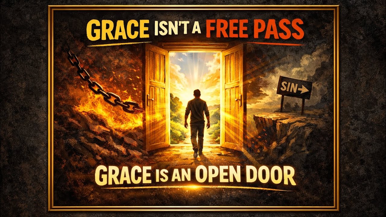 Grace Isn't a Free Pass, Grace is an Open Door