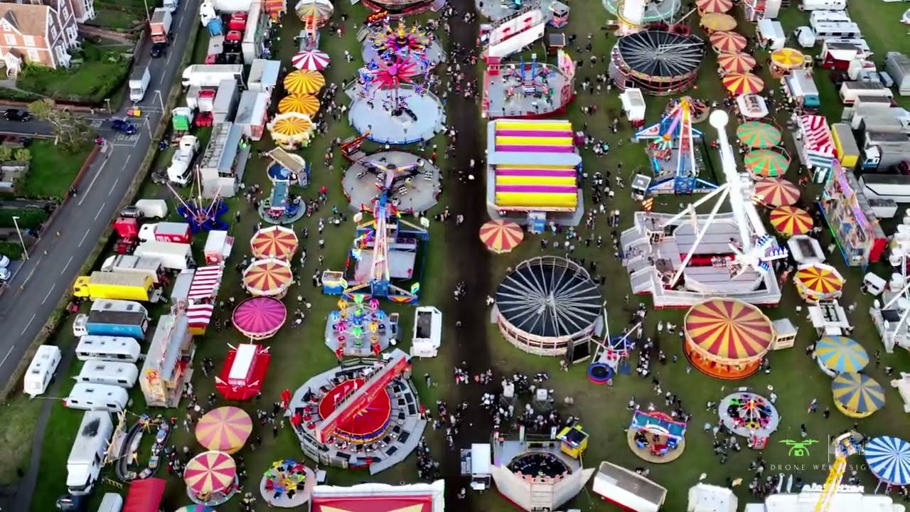 Bridgwater Fair 2023 4K Drone #bridgwater #taunton #somersetuk