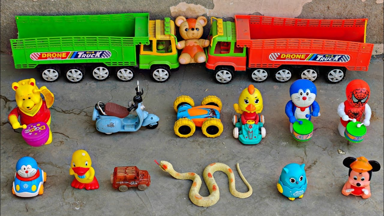 Spiderman or Hulk ne chote bachhe ki help ki - gadi wala cartoon video