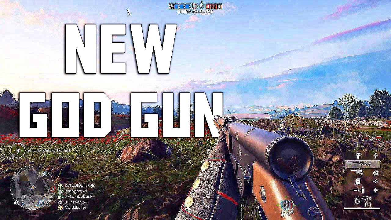 Battlefield 1 - RSC 1917 Kill Streak! (THE NEW GOD GUN)