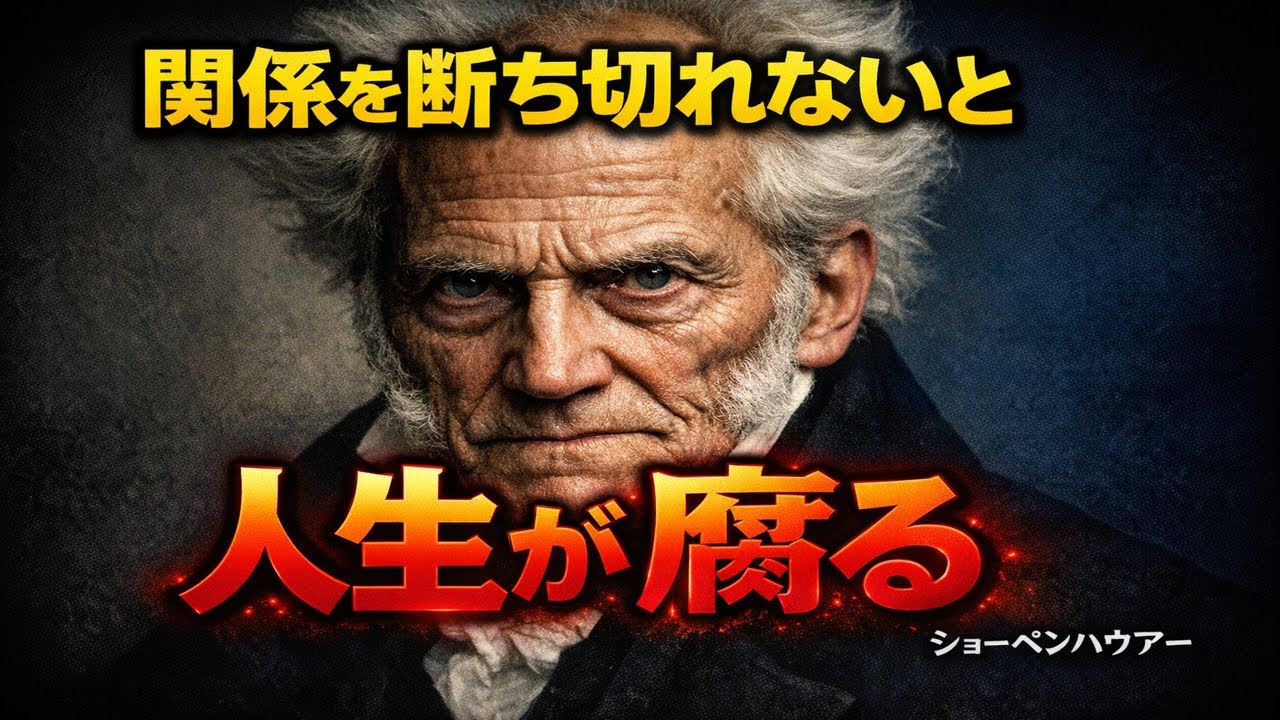 関係を断ち切れないと、人生が腐る｜ショーペンハウアーの冷酷な真実