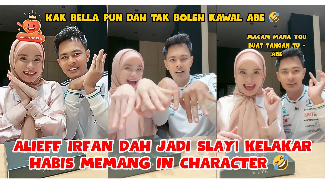 ALIEFF IRFAN JADI SLAY! LEBIH SLAY DARI BELLESTRELLE! KELAKAR HABIS!!