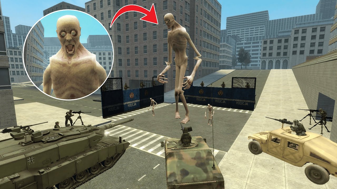 CAN AN ARMY OF PROFESSIONALS STOP SCP-096 - Garry's Mod