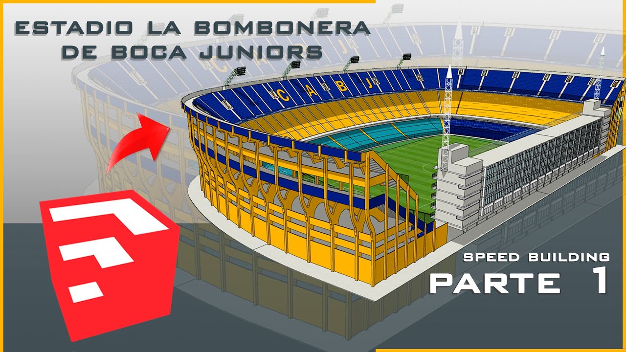 como hacer un estadio en sketchup pro