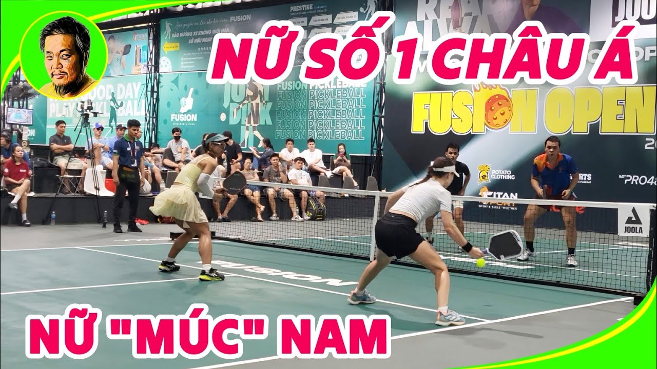 Nữ số một Châu Á YUFEI LONG đối đầu Bá Trọng tại giải Pickleball Fusion Open Lần 1 | Tháng 10/2025