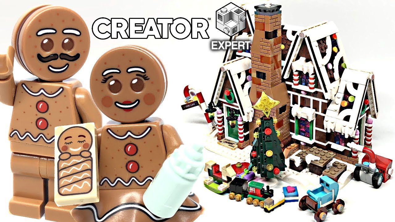 LEGO Winter Village Gingerbread House review! 2019 set 10267!