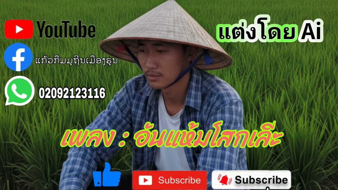 เพลง อันเเก้มโสกเลีะ #ອັນແຫ້ມໂສກເລິະ @ຕີດຕາມຜົນຕໍໄປ 